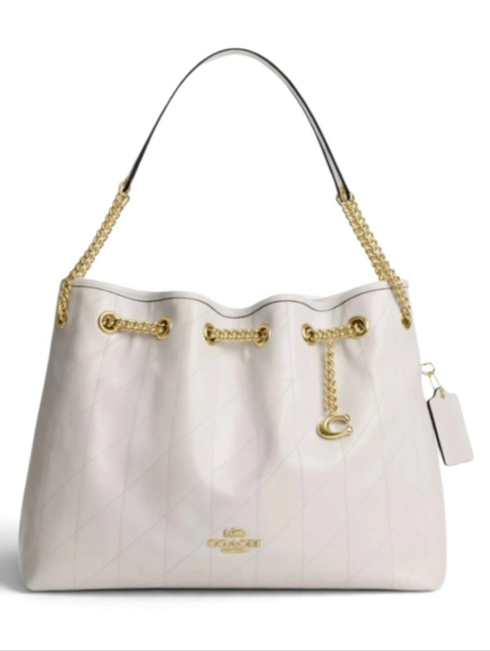 Coach Eevlyn Leather Shoulder Bag